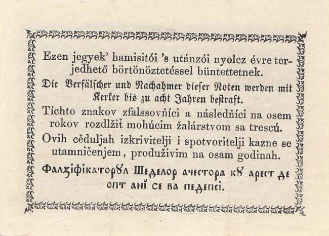 P.S122 30 Pengö Ungarn 1849